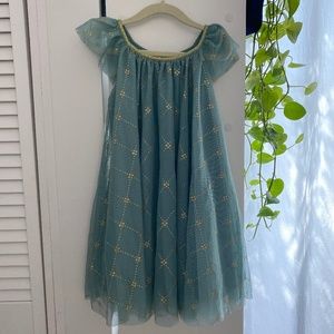 NWT Zunie Girls Chiffon Glitter Dress